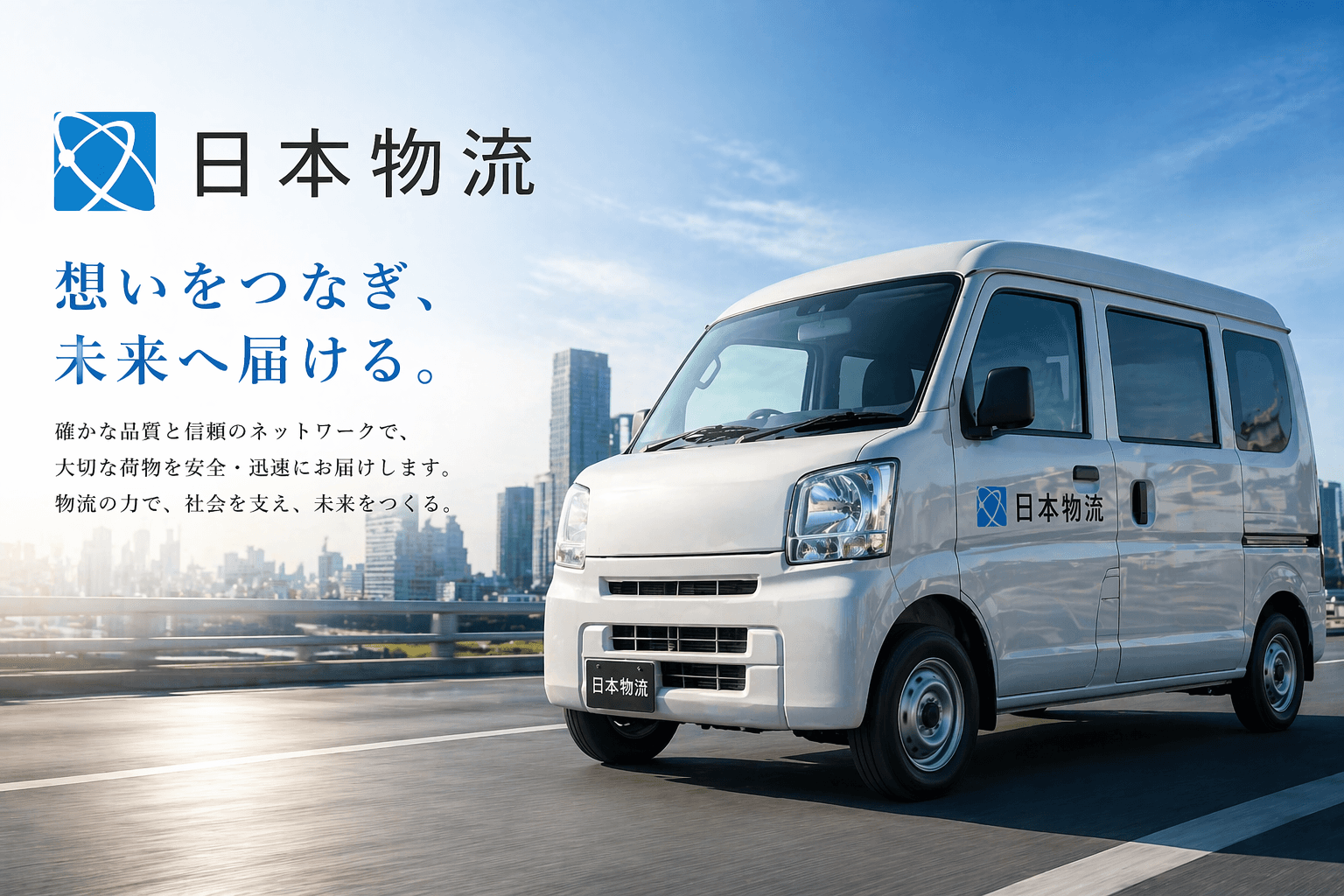 日本物流の軽貨物車両
